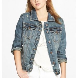 Treasure & Bond Destroyed Denim Jean Jacket